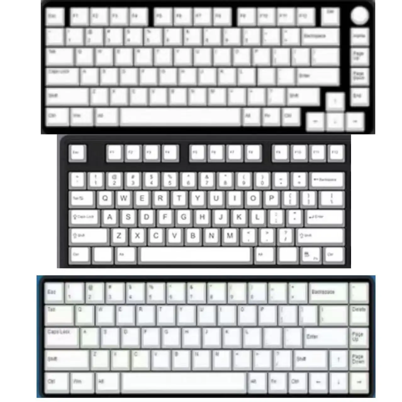 Opaque Yuki Aim Keycaps Anime PBT Keycap Chreey Keycaps Japan Key