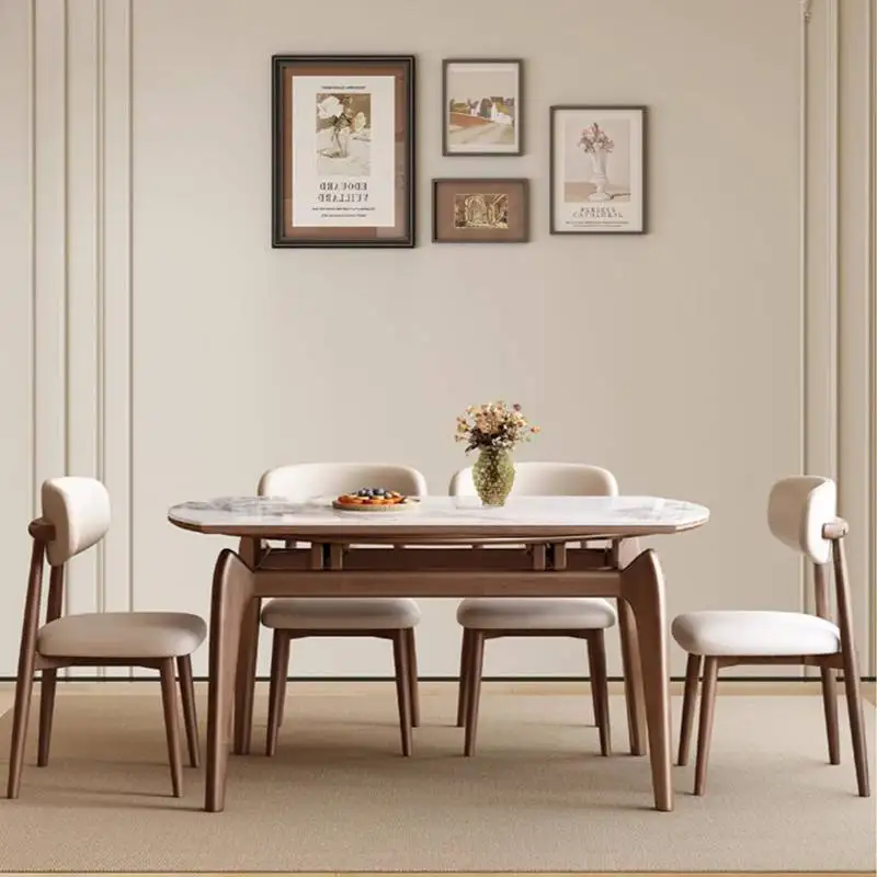 

Style Items Dining Tables White Decorations Unique Nordic Modern Dining Tables Set Extending Mesas Comedor Furniture For Home