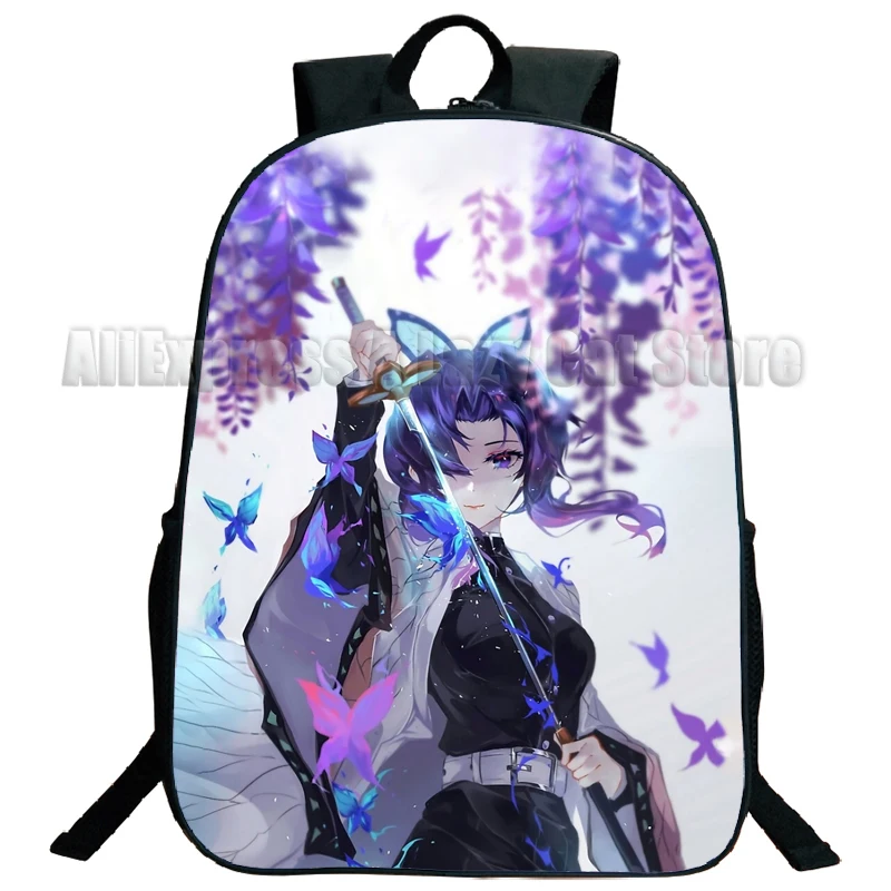 Demon Slayer Kimetsu No Yaiba Backpack for Girls Boys Kamado Nezuko Travel Rucksack Anime Teens School Knapsack