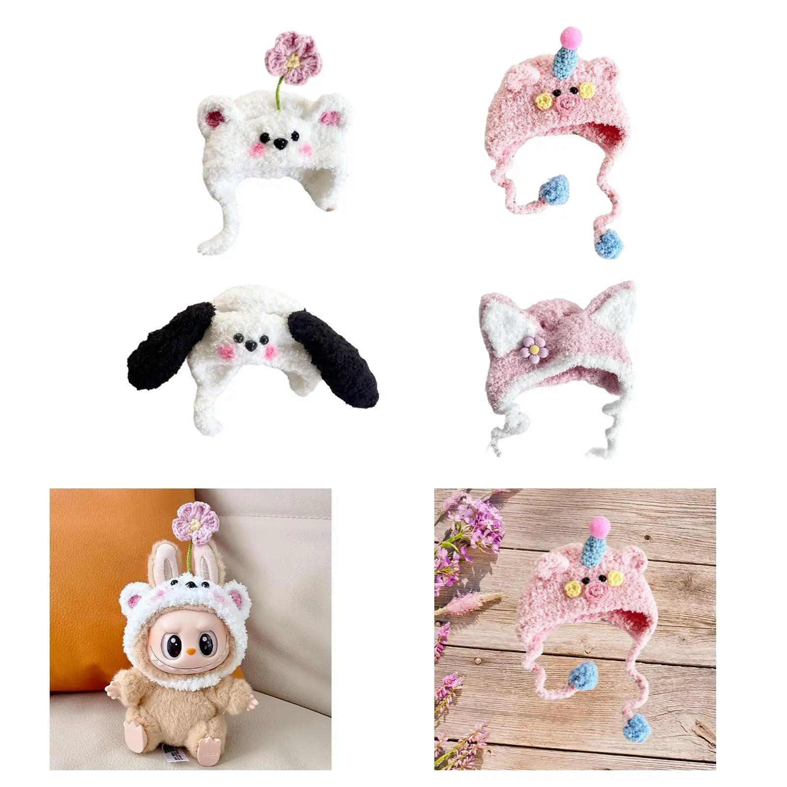 Cappello per bambole Giocattoli in miniatura per bambole da 15-17 cm Bambole per ragazze Regali di Halloween