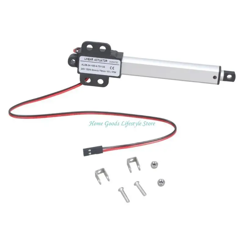E74E Telescopic Small Motion Actuator 150N Thrusts Small Motion Actuator with Limit Switches Electric Linear Actuator