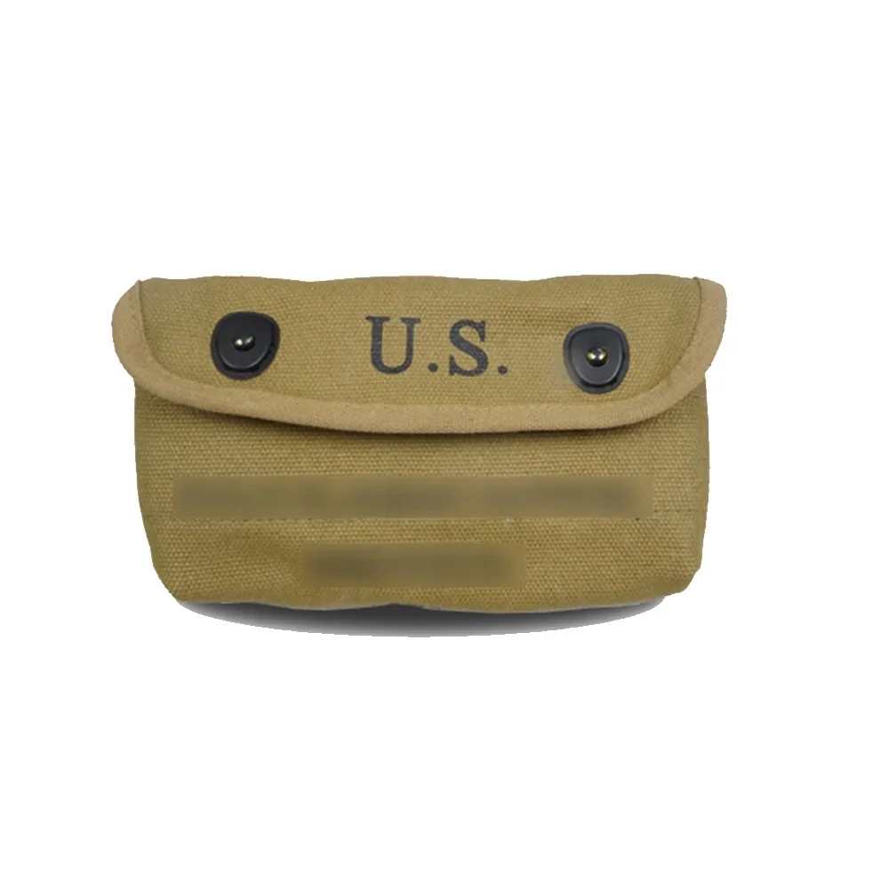 US Army Pouch Replica WW2 Tool Bag, Tactical Outdoor Storage Purse, Ammo Soldier Equipment, American Version