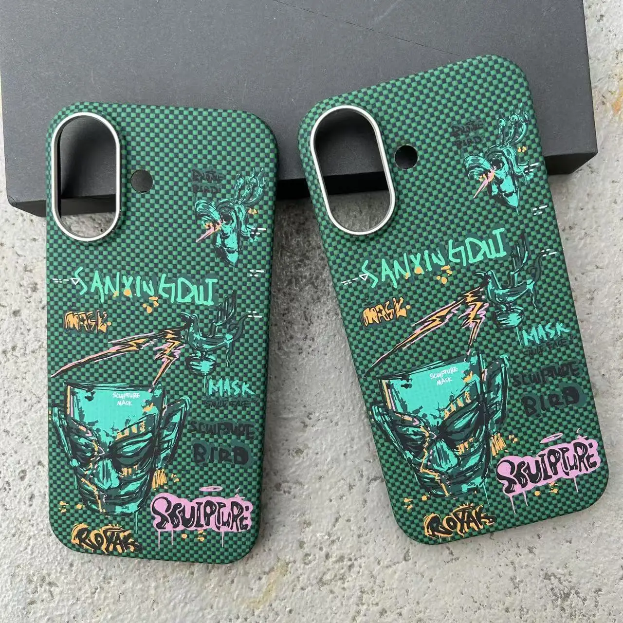 

Real Carbon Fiber Magnetic Cover For iPhone 17 Pro Max 17Pro Matte Braided Sanxingdui Ultra Thin Hard Magsafe Case Metal Lens