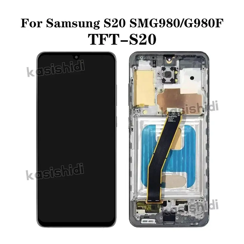 TFT S20 LCD For Samsung Galaxy s20 Lcd With Frame G980 G980U G980F/DS Display Touch Screen Digitizer Assembly Parts Tested