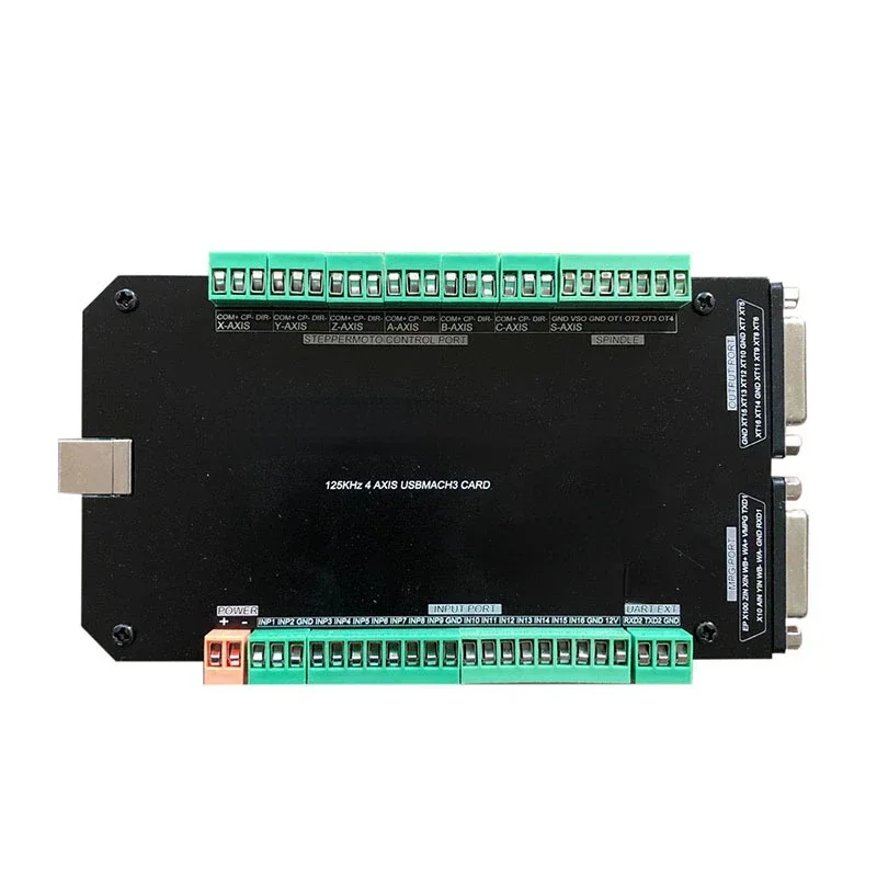 New Usbmach3 Interface Board 4-Axis Control, NVCM Support Hand Pulse