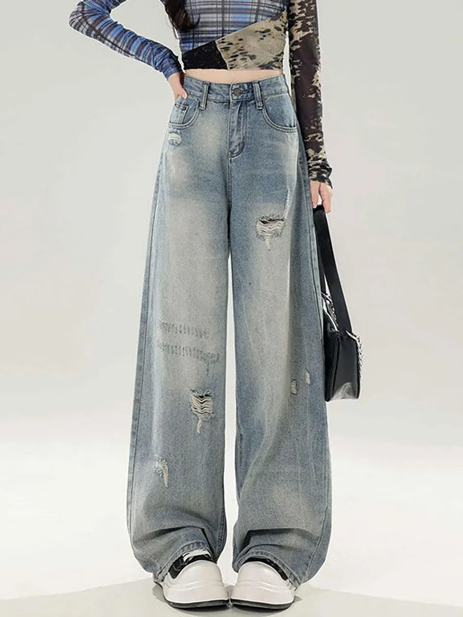 

Широкие брюки, черные плиссированные женские осенние быстросохнущие брюки стандартного кроя, французские романтические каникулы, городское настроение, софтшелл, драпированный шик, OL