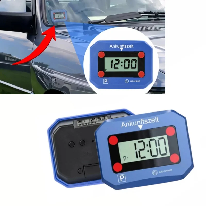 

Portable Car Parking Disc Timer Clock Arrival Time Display Vehicle Plastic Disc Parking Time Tools Automobiles Interior Decor