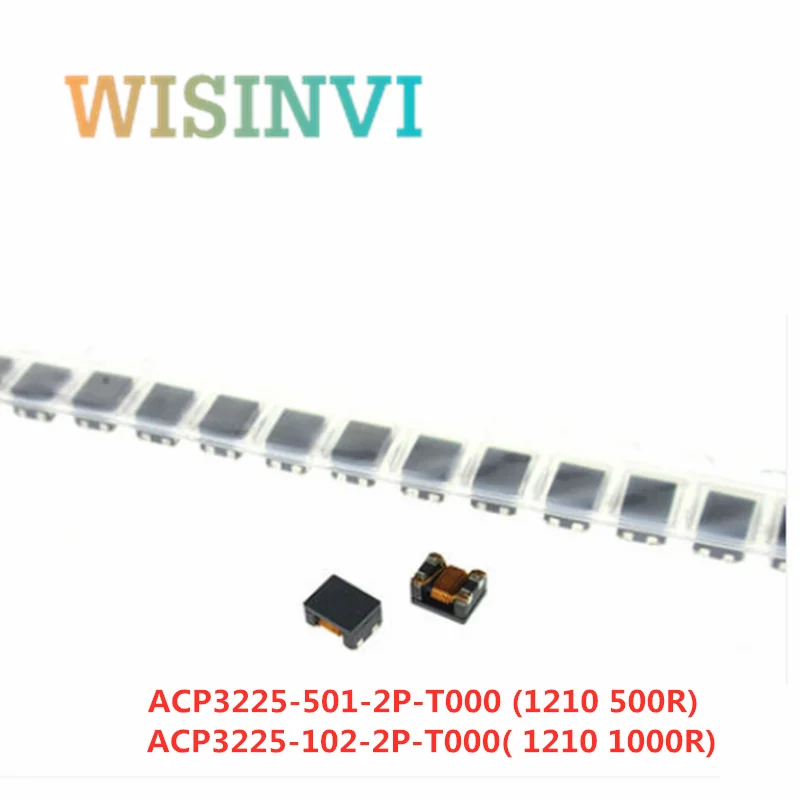 10PCS ACP3225-501-2P-T000  1210 500R 2A ＆ ACP3225-102-2P-T000 1210 1000R COMMON MODE FILTERS FOR POWER LINE