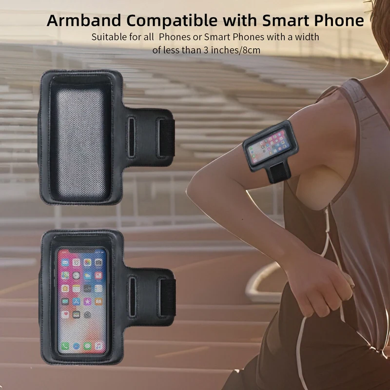 Universal Armband Strap para Apple Vision Pro, Suporte do telefone móvel VR, Caixa do banco de energia