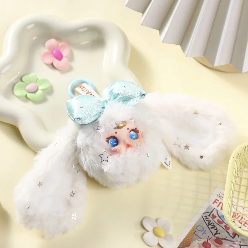 Caja ciega de felpa de vinilo V2, serie de 18 + MM, caramelo, conejo V2, bonito bolso de conejo de peluche, caja sorpresa misteriosa, decorativa coleccionable