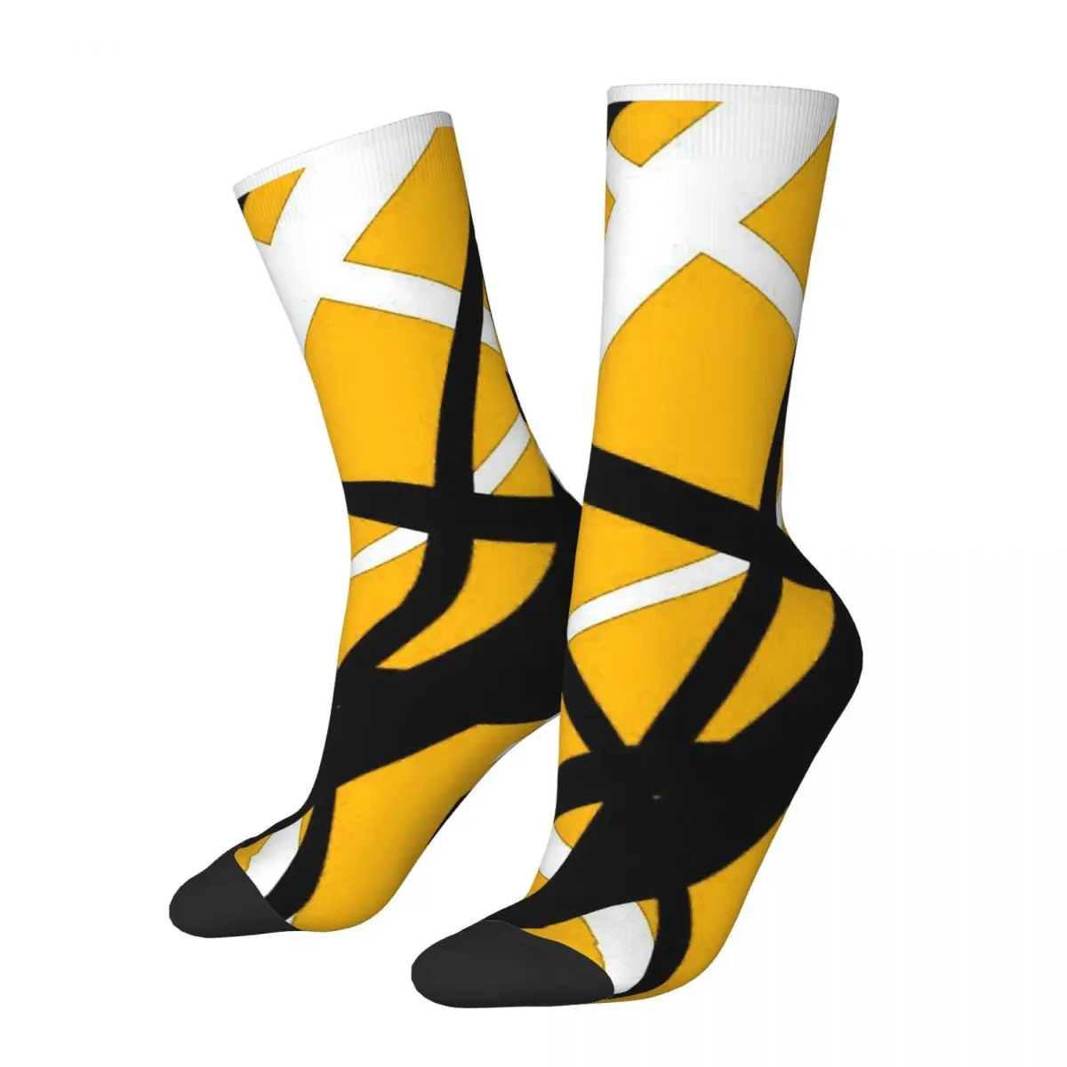 Van Halen Yellow Sick Men Women Socks Outdoor Novelty Spring Summer Autumn Winter Stockings Gift