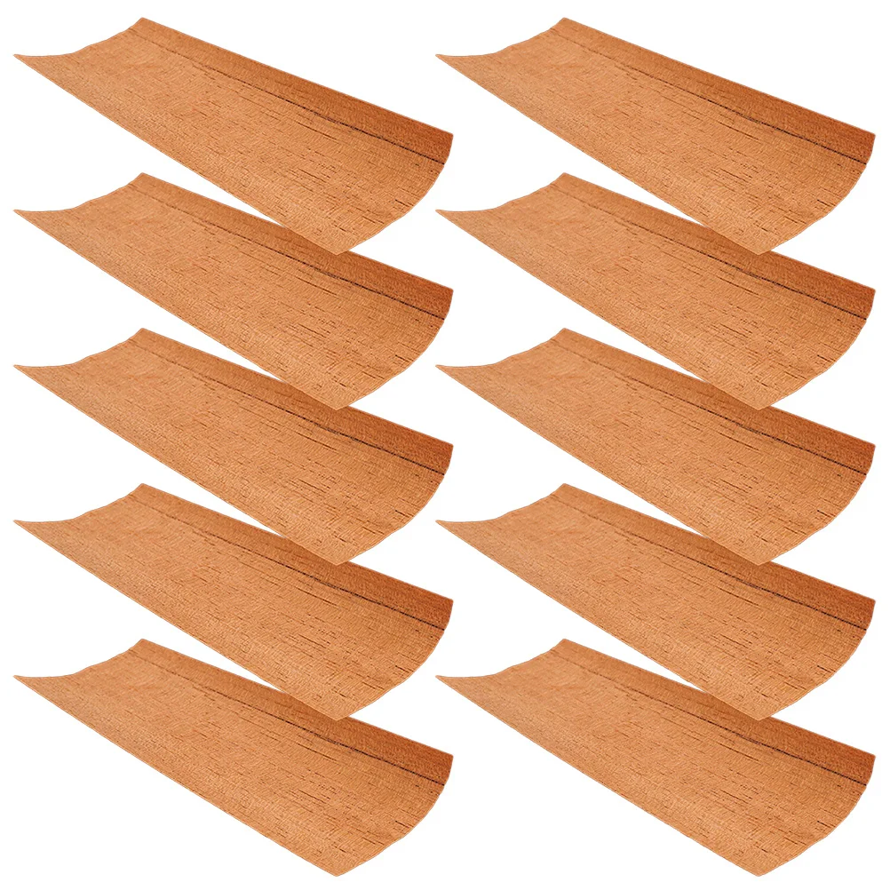 

10 Pcs Cedar Decorative Chips Lighter Wood Humidor Accessories Travel Tray