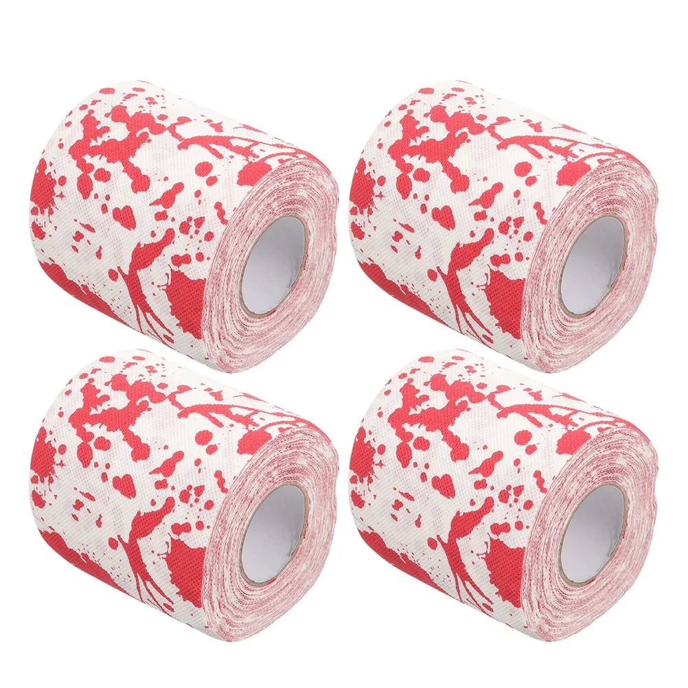 4-rollen toiletpapier bedrukt grappige gastenhanddoekhouder boerderij badkameraccessoires