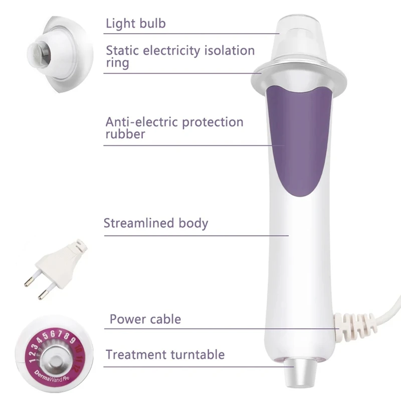 Oxygen Injection Machine Microcurrent EMS Apparatus Facelift Radio Frequency Face Skin Tightening Device Durable EU Plug