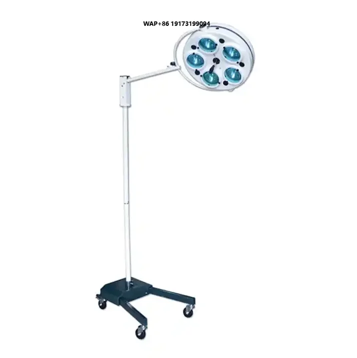 Portable mobile hospital lamp, operating room medical shadowless surgical examination lamp SRM-5A/SRM-5B halogen lamp