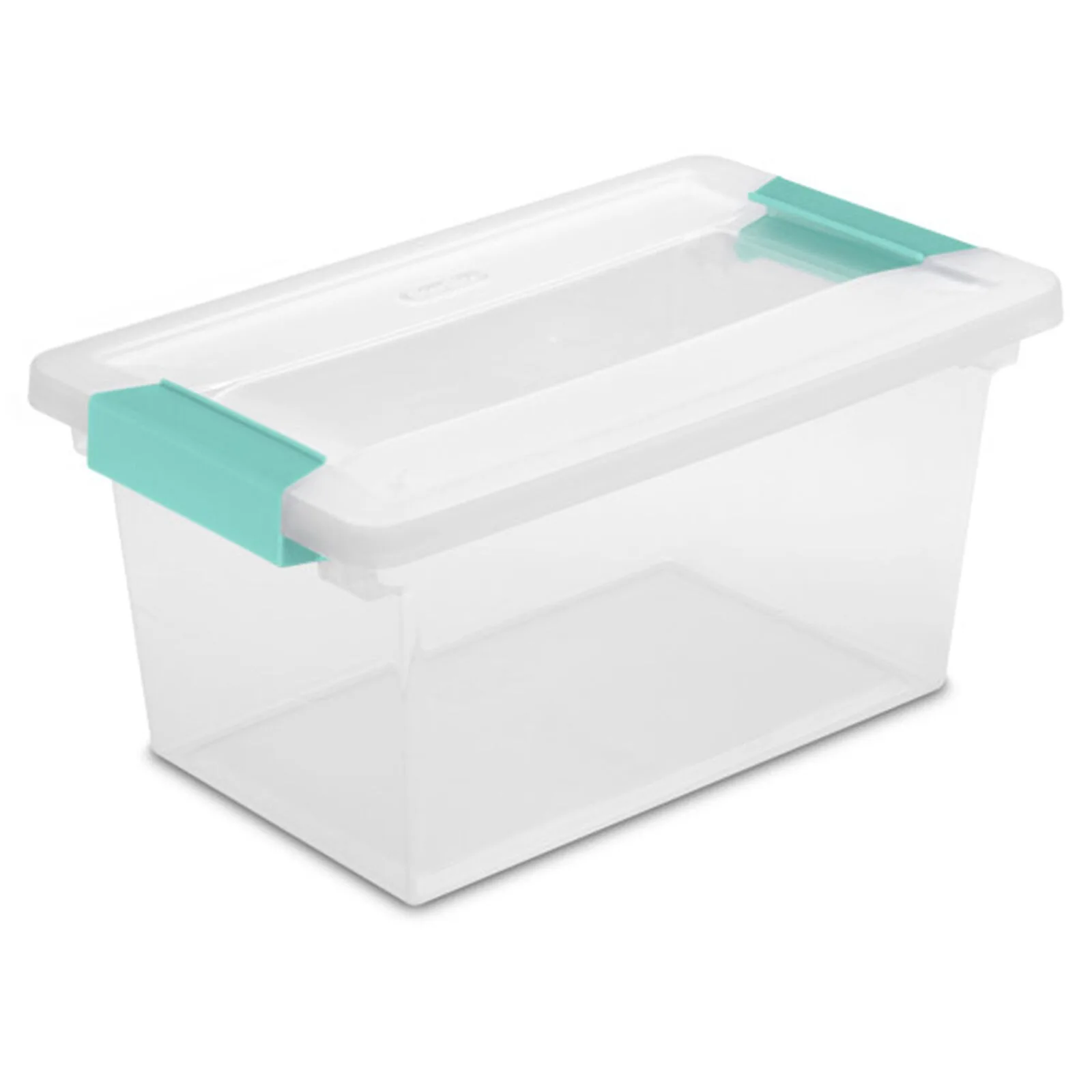 Sterilite Plastic Medium Clip Storage Box Container with Latching Lid, 4 Pack United States