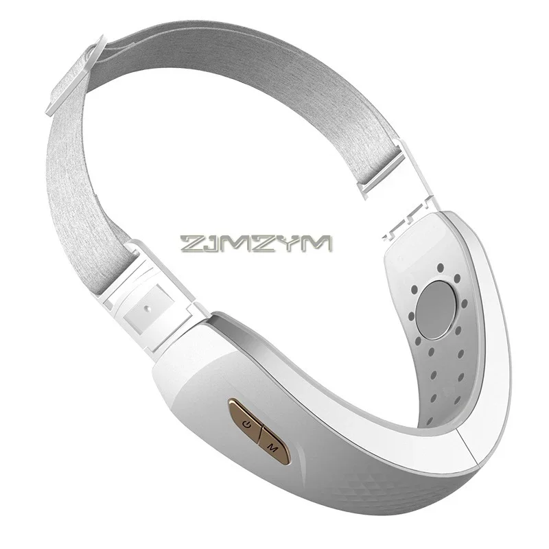 V Shape Micro-current Face Massager EMS Vibration Red Blue Skin Care Instrument Double Chin Reducer Firming Beauty Device