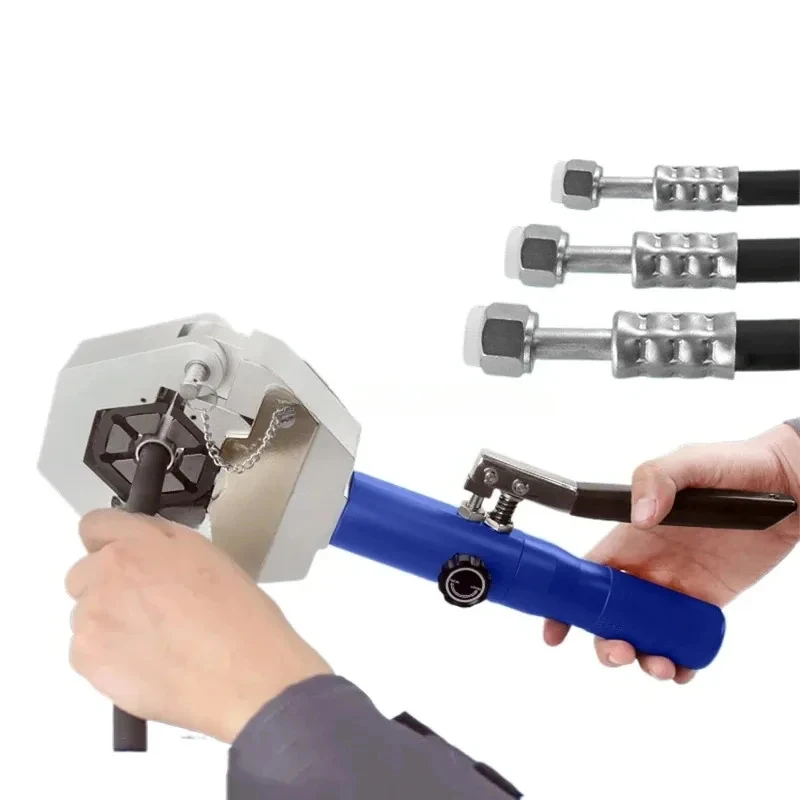 FS-7842 Portable Hydraulic Crimping Manual Hose Kit 8T-Crimper Automotive Conditioning Maintenance