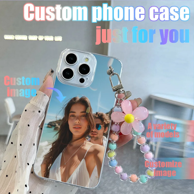 لتقوم بها بنفسك صور مخصصة واضح اللؤلؤ الحبل قضية الهاتف آيفون 17 الهواء 16 16E 15 14 11 برو ماكس 13 12 Mini X S 7 8 Plus الغطاء الخلفي #6