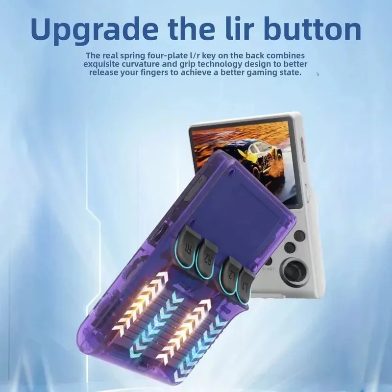 لعبة FLLAPT الجديدة R40S PRO 256GB المحمولة 30000+ ألعاب ريترو مع عصا التحكم، نظام التشغيل Linux، شاشة IPS 3.5 بوصة، مشغل MP4، هدية للأطفال ﻿