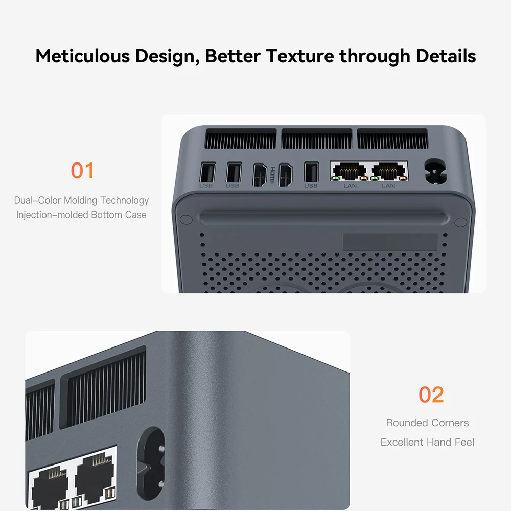 Beelink EQR5 AMD Ryzen 5 PRO 5650U ミニPC DDR4 16GB/32GB 500GB SSD WIFI6 1000M BT5.2 デスクトップ ゲーミングコンピューター