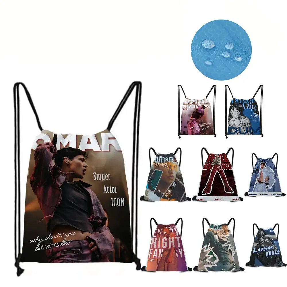 شعبية RAP O-Omar R-Rudberg الرباط على ظهره للأحذية حقيبة الظهر حقائب الكتف حقيبة الصالة الرياضية