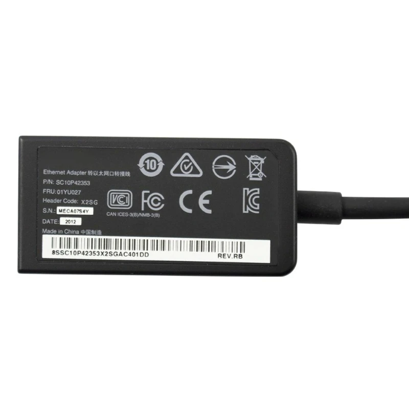 Gen 2 Convertitore RJ45 per X13 L13 T14 T15 P14S P15S P43S P53S X390 4X90Q84427