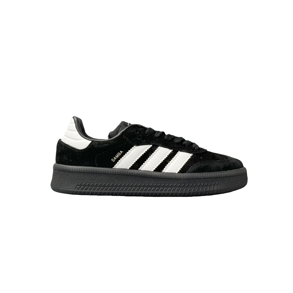 Adidas Originals Samba XLG Women and Men Black and White Comfortable and Versatile Trend Non-slip Low-top Board Shoes IE1679