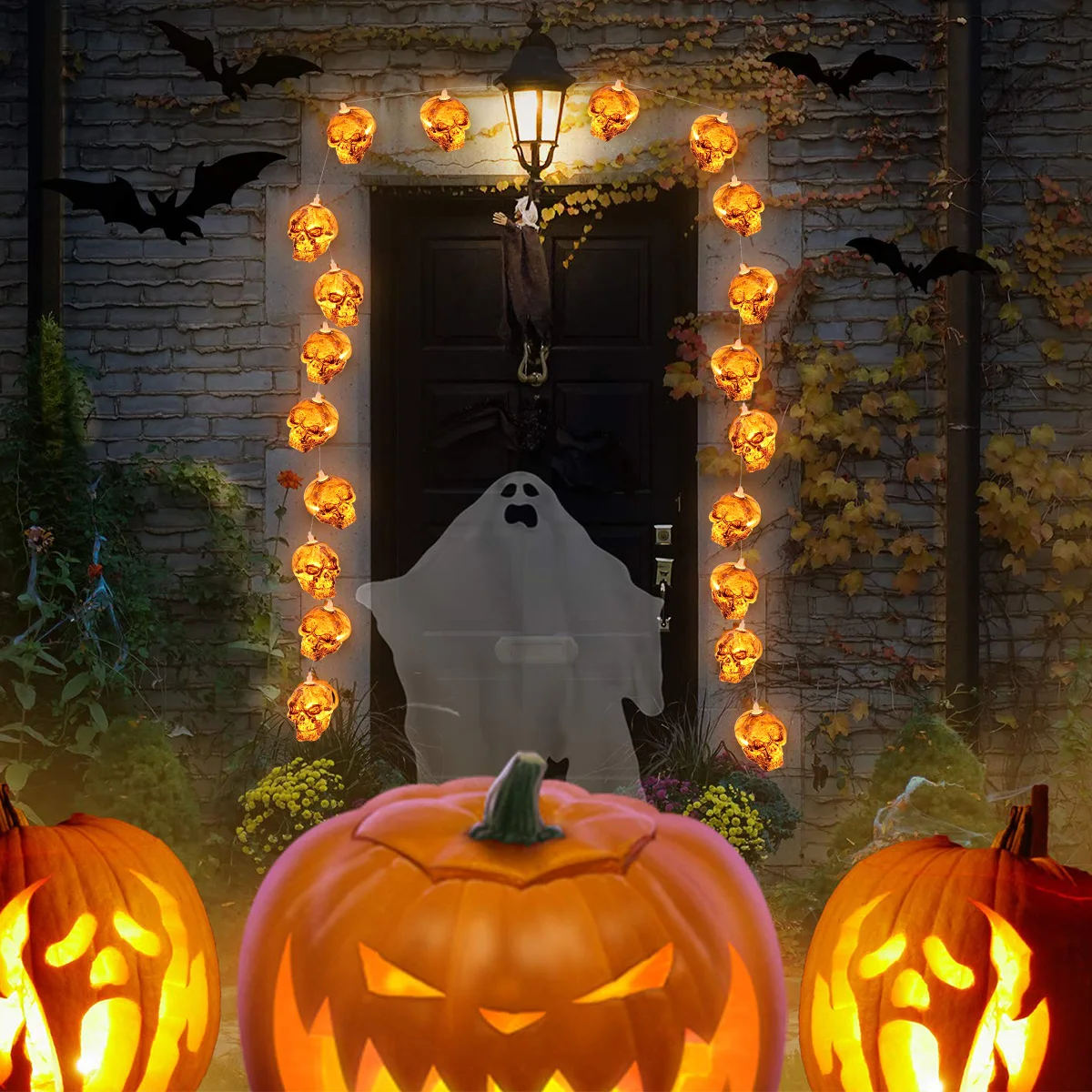 Halloween Lampe String Schädel String Lampe Outdoor Licht String Garten String Licht Party Licht String