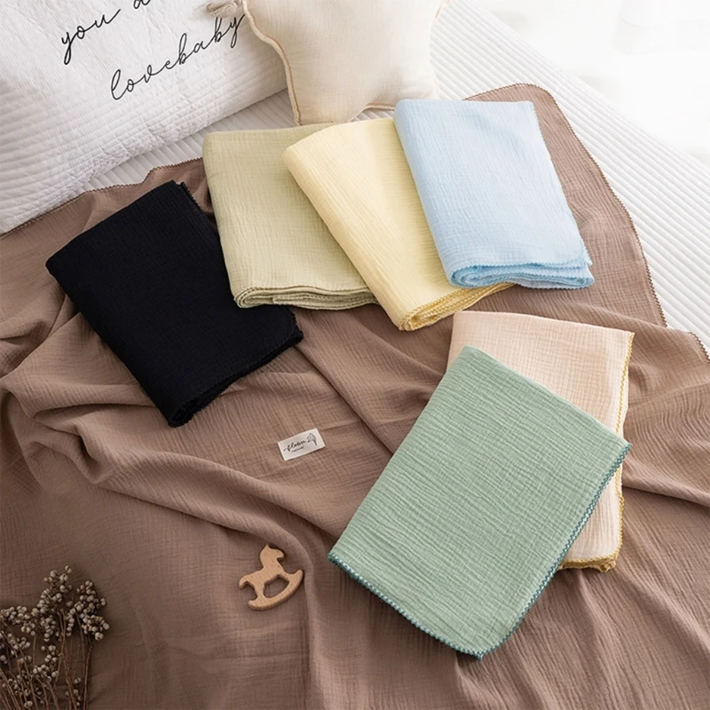 

Дышащее одеяло для детских колясок, удобное хлопковое одеяло, мягкое банное полотенце для мальчиков и девочек, 15UB