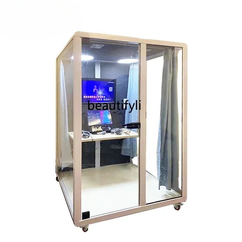 Singing room ktv room household mobile k room glass house, sound insulation jukebox YA