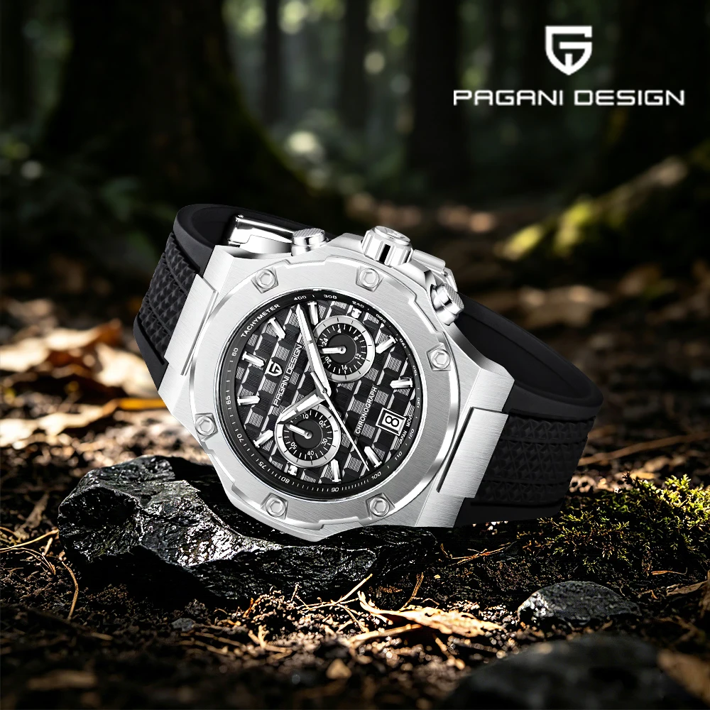 2026 outdoor leisure men's quartz watches Pagani design fashion Sapphire Chronograph VK64 calendar men's watches waterproof 100M