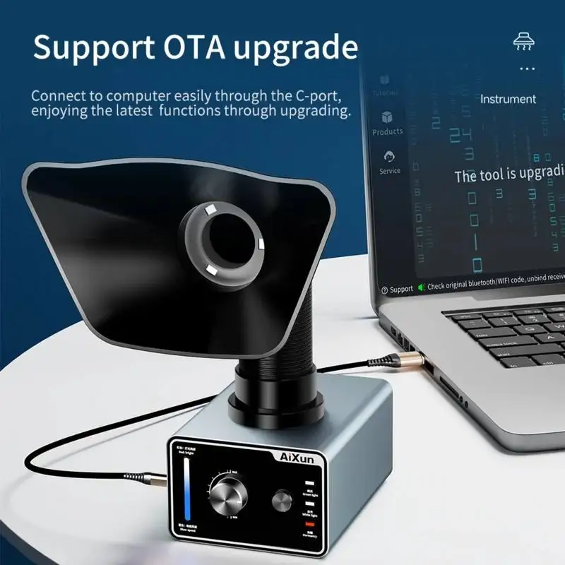 

AIXUN ES02 Strong Suction Efficient Purification Smoking Instrument Soldering Cleaner Fume Extractor Air Cleaner With LED Light