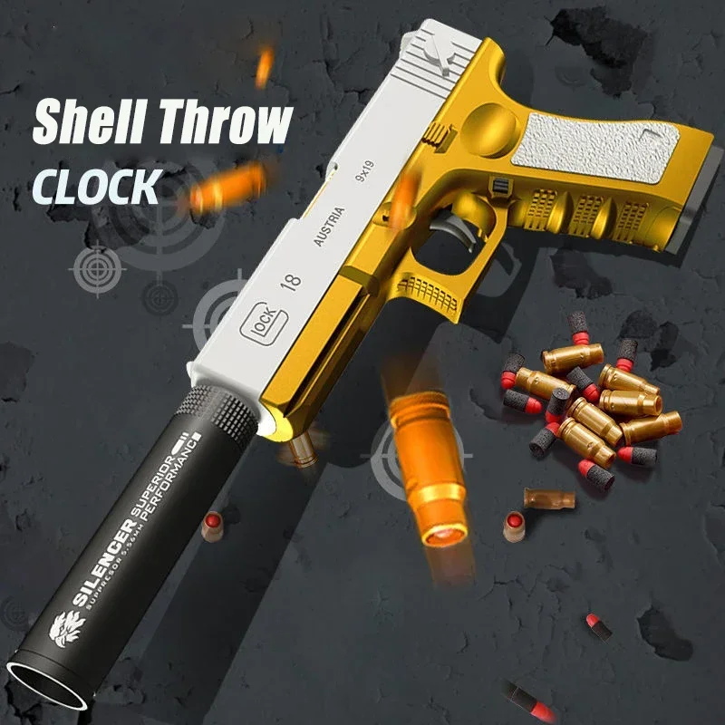 Shell Throw M1911 Air Toys Gun Ejection Handgun Soft Darts Bullets Airsoft Pistol For Boys Outdoor Sports Shooting Gift