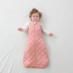 Autumn Winter Keep Warm Newborn Sleeveless Sleeping Bag Rompers Infant Pajamas Cotton Soft Boys Girls Cotton Vest Sleeping Bag