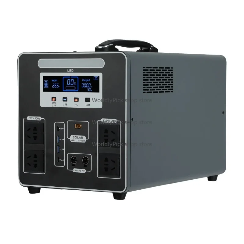 

Power Station 1500W with Solar Panels 1000W to 2000W Solar Energy Generator Life-po4 Series