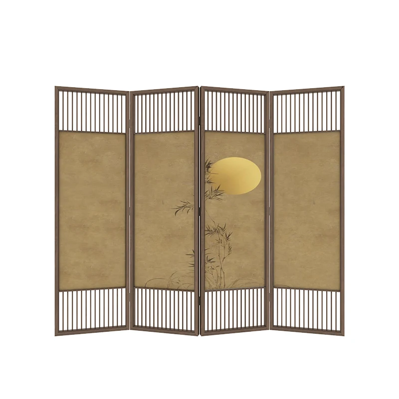 

Screen folding mobile partition decoration entrance entrance Chinese simple folding screen