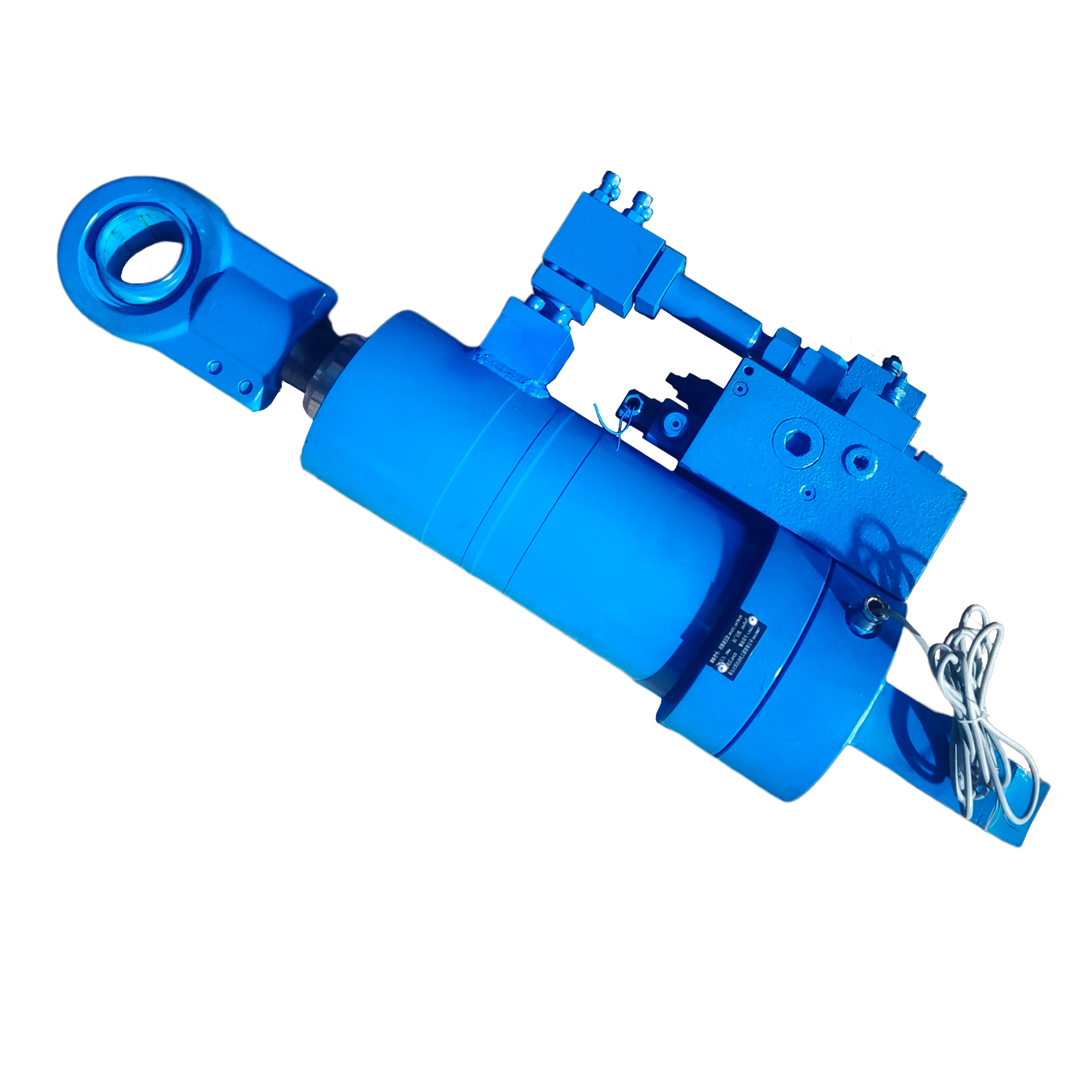 Double Acting Rotating Hydraulic Cylinder Hydraulic Piston with Valve Front Flange Adjustable Cylinder China Manufacturer 24V70T