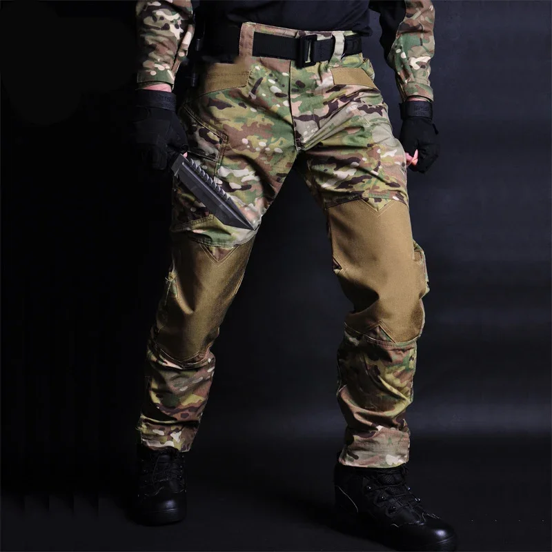 

Men Jogger Tactical Pants Camouflage Cargo Sweatpants Loose Work Casual Trousers Joggers Pantalones Tacticos CP