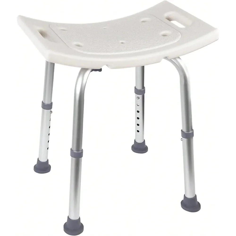 NonSlip Shower Bench With Suction Feet, Shower Seat For Inside Shower Or Tub, Medical Bath Stool For Adults, Elderly Disabled