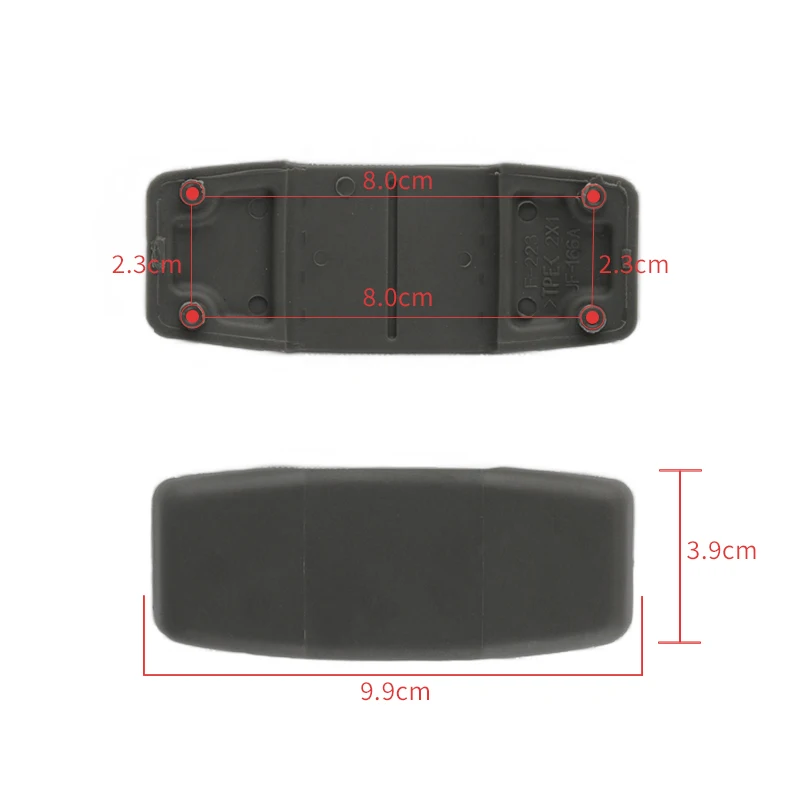Adequado para dobradiça de bagagem Samsonite, suporte de dobradiça de caixa de viagem, base, peças de reparo de unhas de pé
