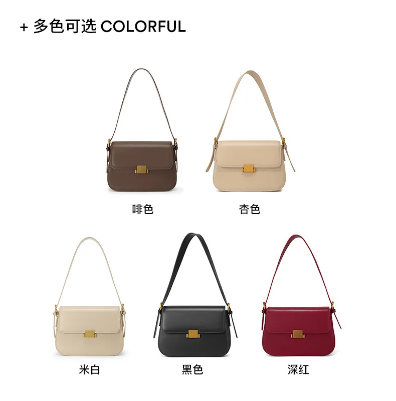

Diaper Bag Minimalist Simple Casual Business Leather Crossbody Handbag Women Original Textured Clutch Mini Bag