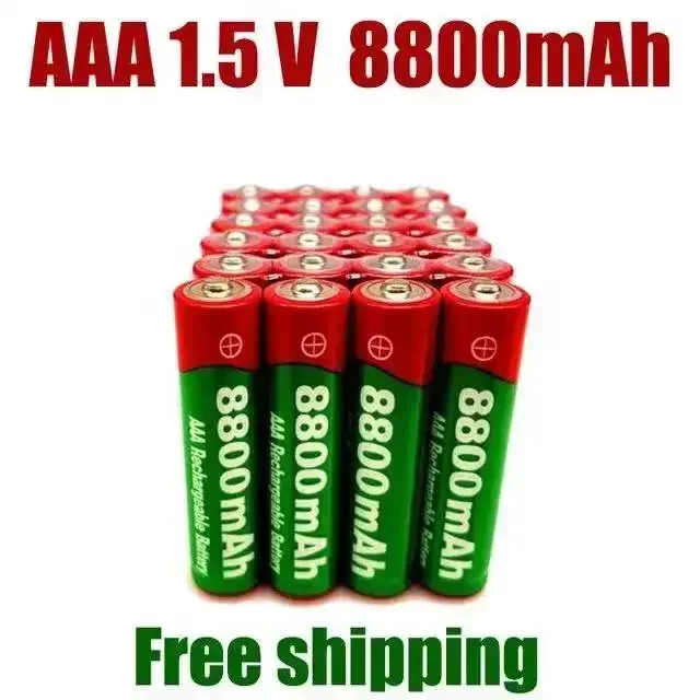 

2024 New 1.5V AAA rechargeable battery 8800mah AAA 1.5V New Alkaline Rechargeable batery for led light toy mp3wait