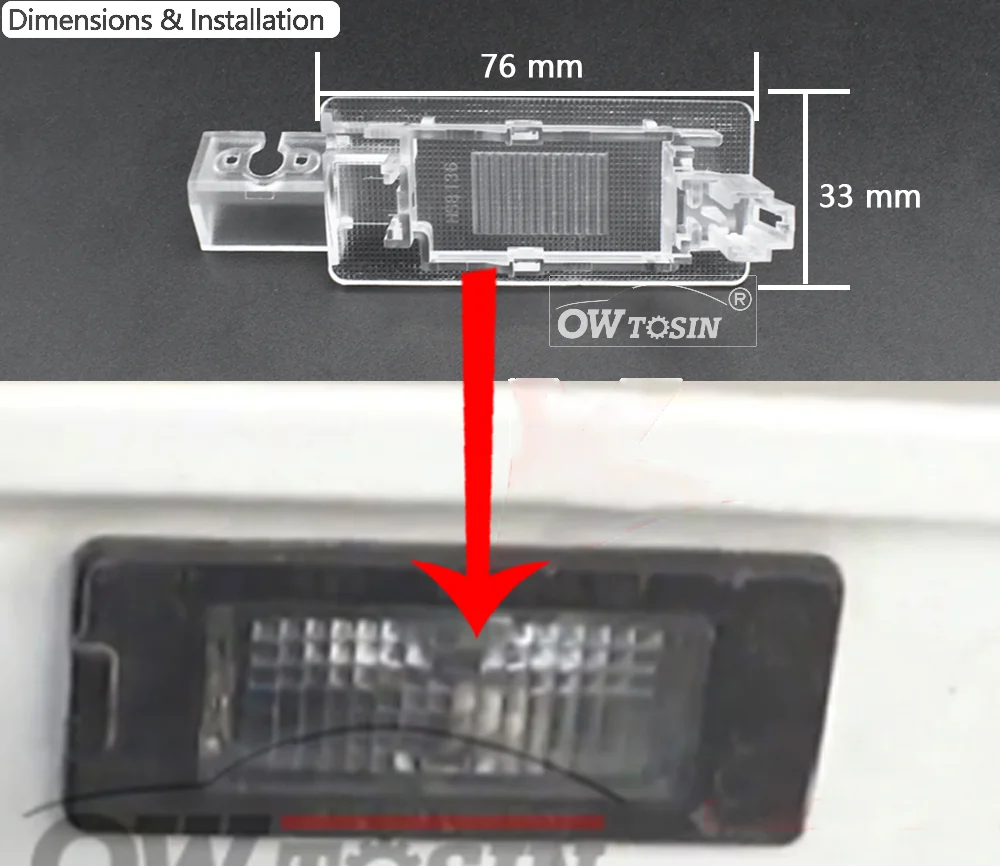 

1920x1080P AHD AI Car Vehicle Rear view Camera For VW Volkswagen Touareg 7P 2010 2011 2012 -2018 Reverse Camera Android Monitor
