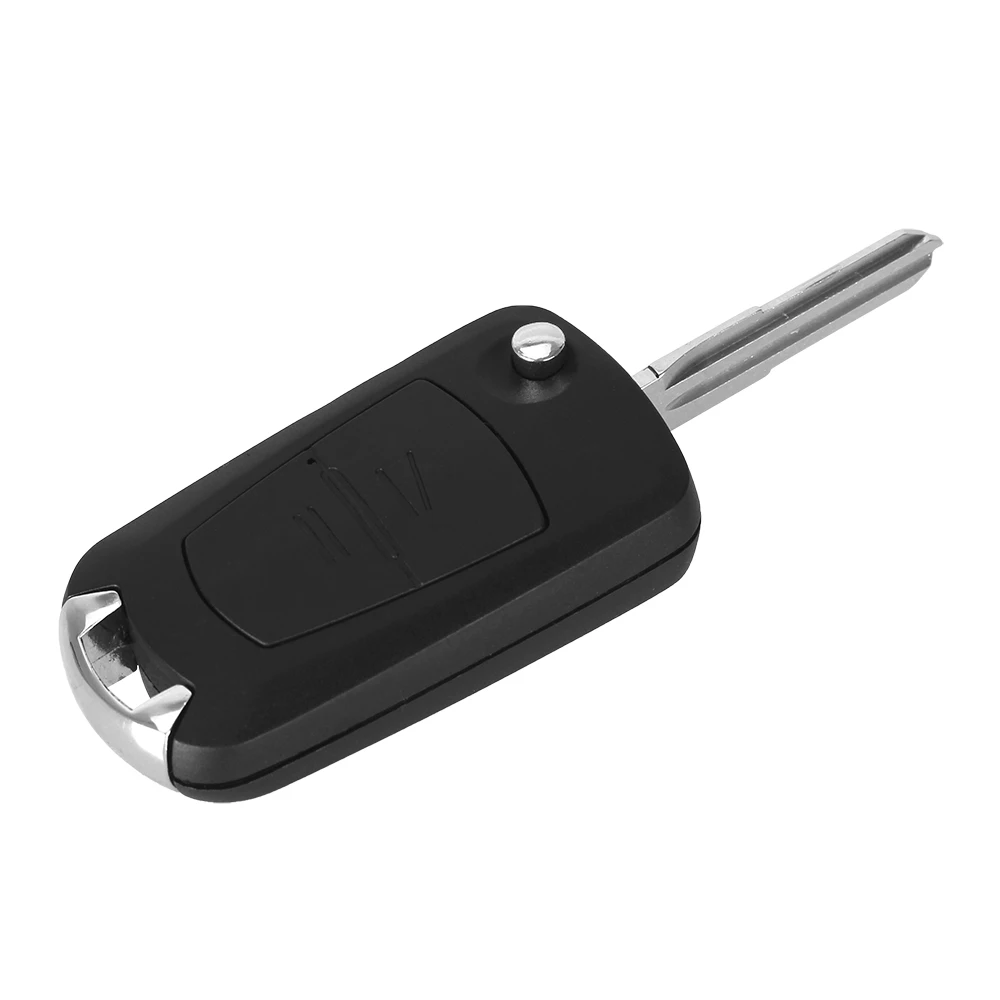 KEYYOU 2 Buttons Folding Car Key Shell Remote Flip Key Fob Case For Vauxhall Opel Astra Vectra Zafira Omega Key Shell Cover