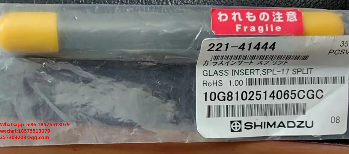 For Shimazu 221-41444 Glass Insert SPL-17 Split 10g8102514065cgc Liner, Brand New 1 Piece