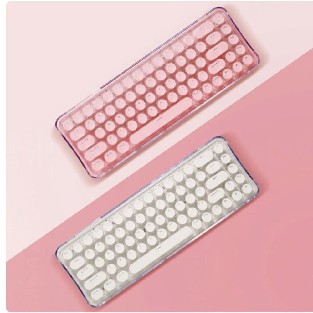 

HEITIENIU YK680 Mechanical Keyboard Gaming 65% Layout 3-Mode Bluetooth/2.4G/Type-c Wired Transparent Customized RGB 68 Hot Swap