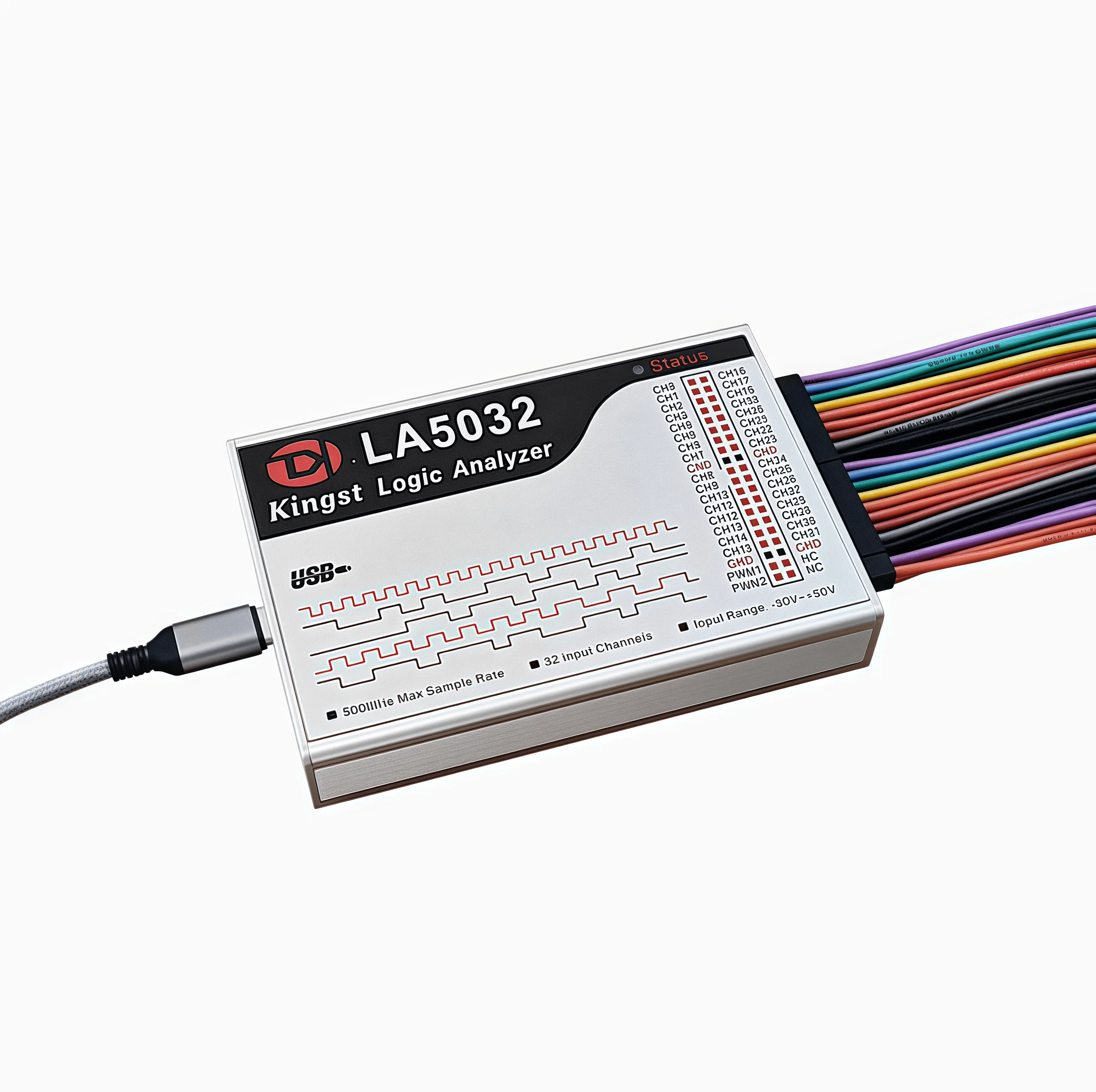 Kingst LA1010 LA2016 LA5016 LA5032 USB 로직 분석기 MCU, ARM, FPGA 디버그 도구, 영어 소프트웨어