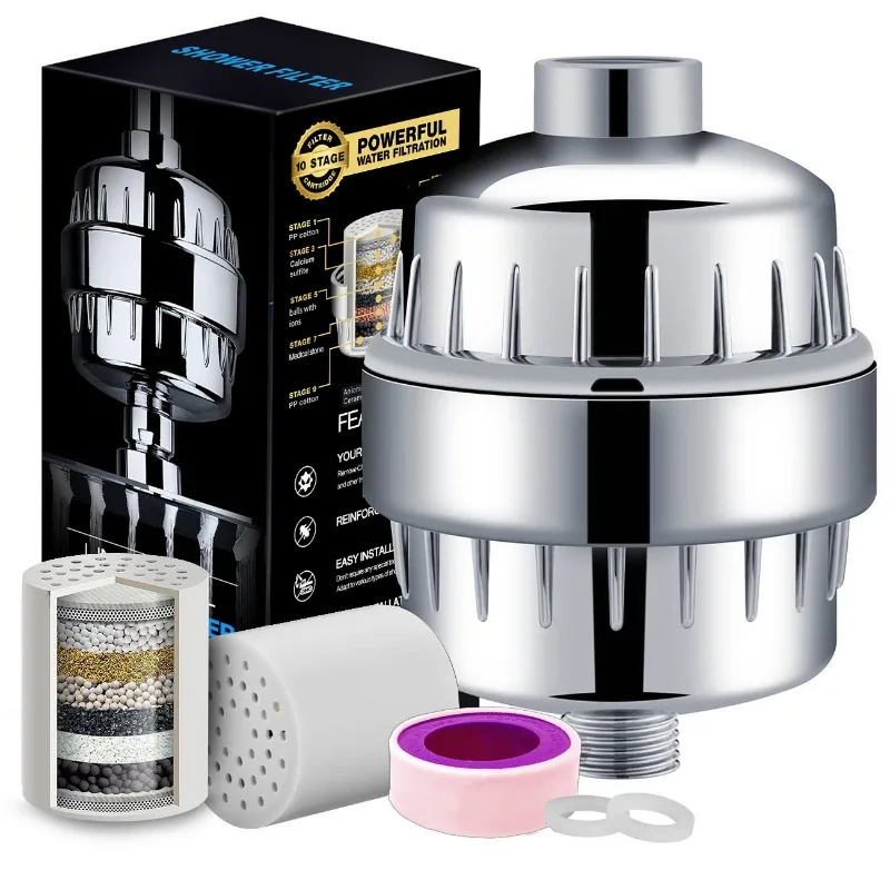 

Heavy Metals Filtered Soften Hard Water for Shower Head Cleaning Purifier 15-20Stages High Householdto Remove Chlorine Fluoride