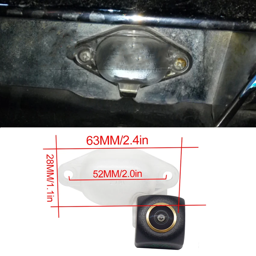 Car Rear View Backup Gold wide Angle lens Camera For Nissan NV200 Evalia Sunny Sentra Serena Vanette Almera Avenir Lafesta